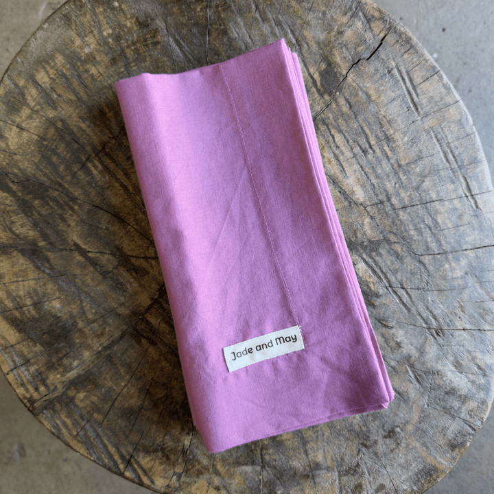Linen Napkins - Fuchsia-Linen Napkins-Jade and May Homewares