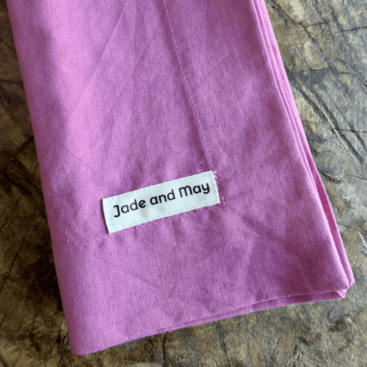 Linen Napkins - Fuchsia-Linen Napkins-Jade and May Homewares