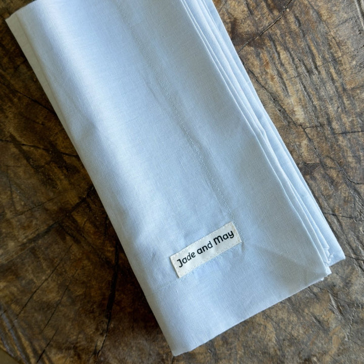 Linen Napkins - Pale Blue-Linen Napkins-Jade and May Homewares