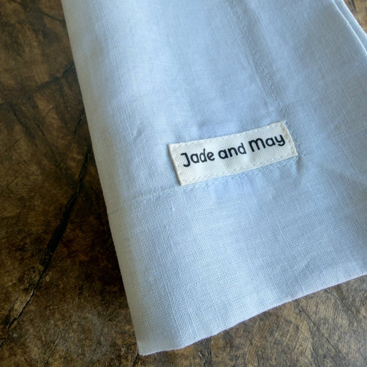 Linen Napkins - Pale Blue-Linen Napkins-Jade and May Homewares