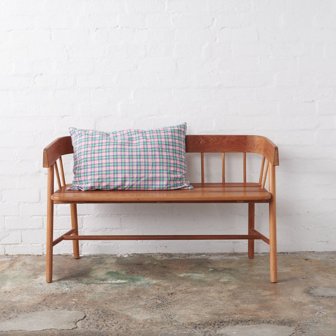 Linen Pillowcase | Rainbow Tartan - Pillowcase