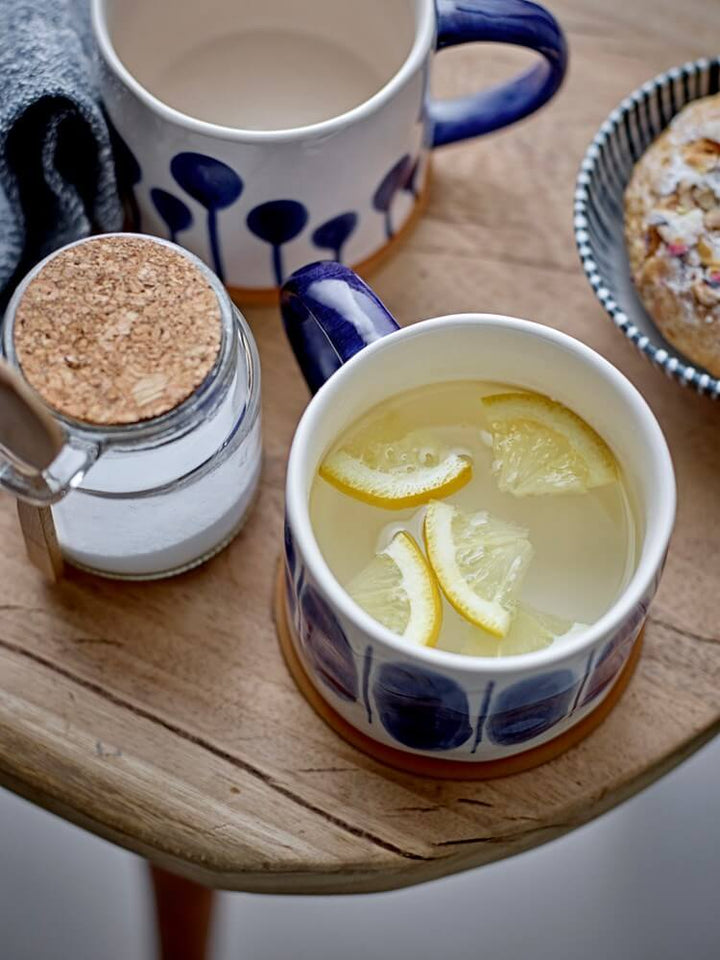Linora Ceramic Mug in Blue | 3 Pattern Choices - Ceramic Mug