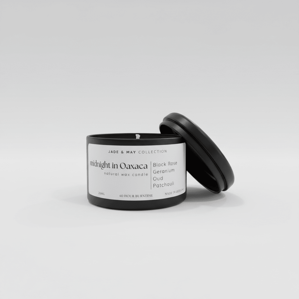 Midnight in Oaxaca Natural Candle - Essential Oil Candle-Candles-Jade and May Homewares