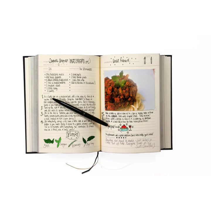 My Family Cookbook in Black - Cookbook