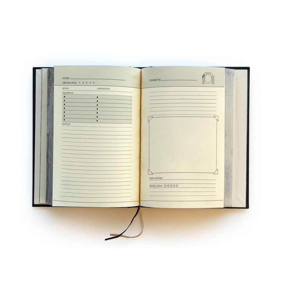 My Family Cookbook in Black - Cookbook