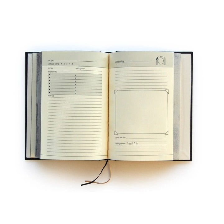 My Family Cookbook in Black - Cookbook