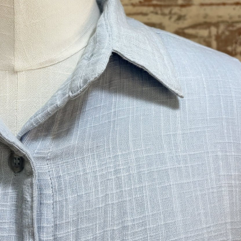 Nightshirt in Baby Blue Cotton - Nightie - Jade and May Sleepwear