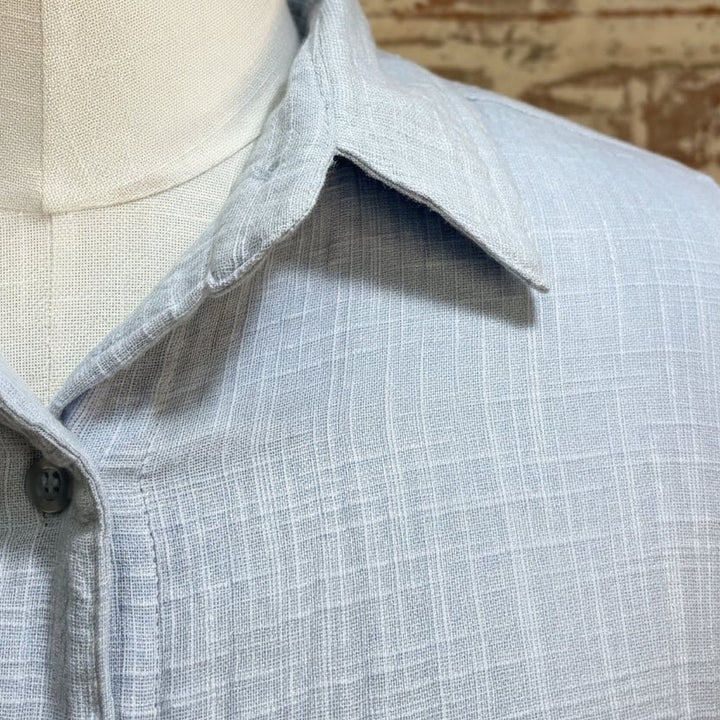 Nightshirt in Baby Blue Cotton - Nightie - Jade and May Sleepwear