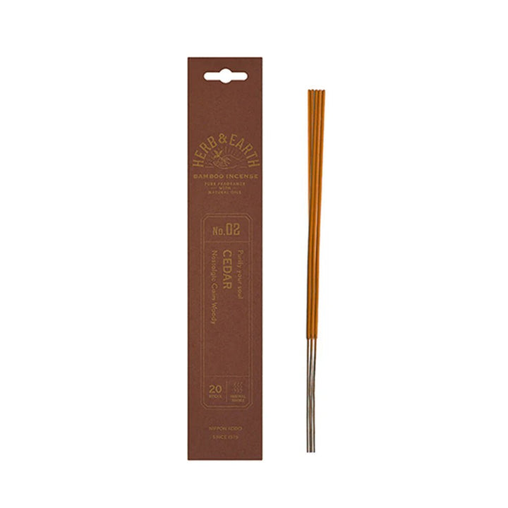 Nippon Kodo Herb & Earth Incense - Cedar - Incense