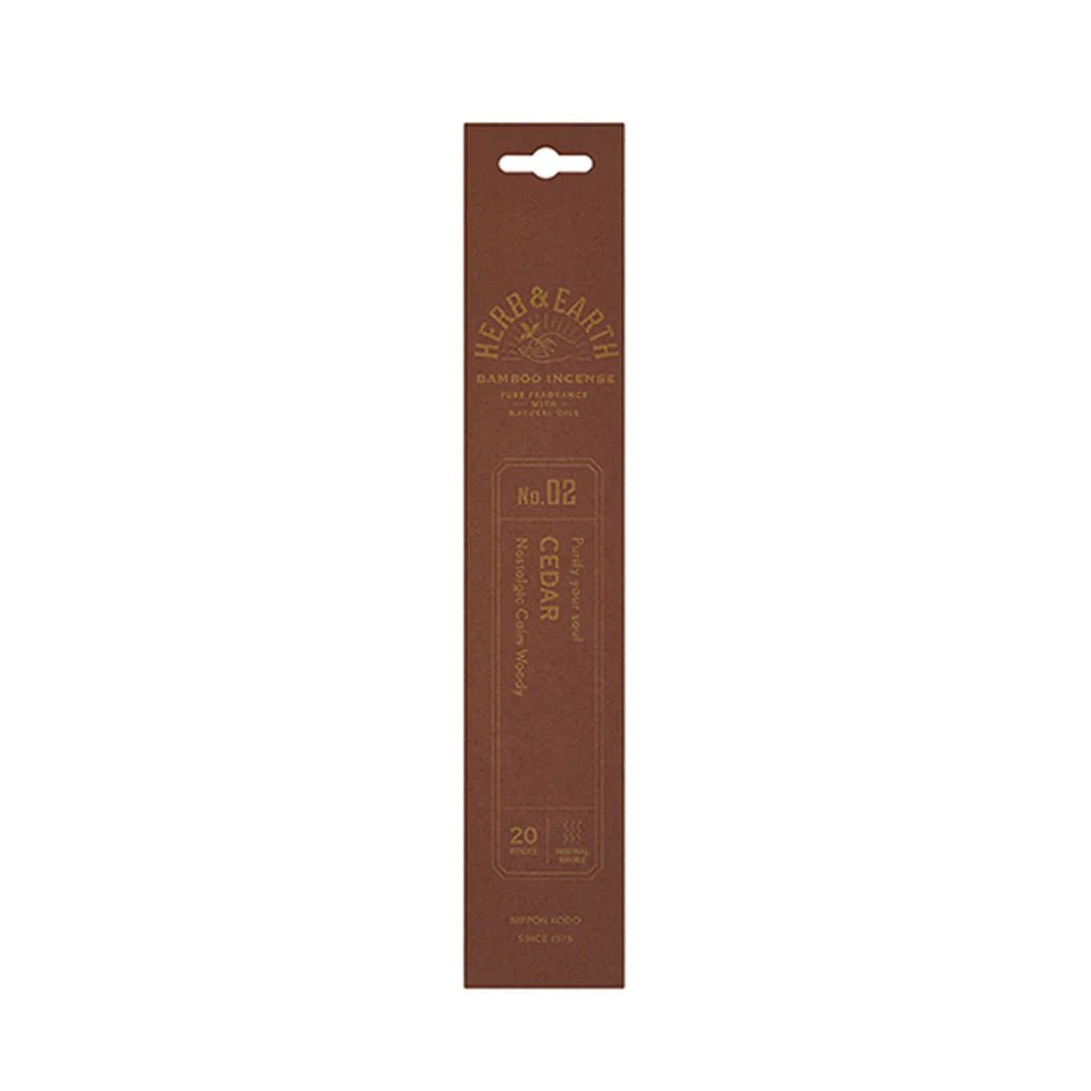 Nippon Kodo Herb & Earth Incense - Cedar - Incense