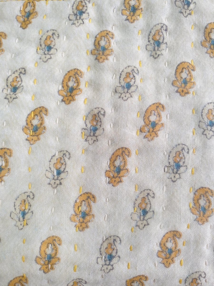 Offspring Project - Bollywood Fabric Beauty Bag - Fabric Purse