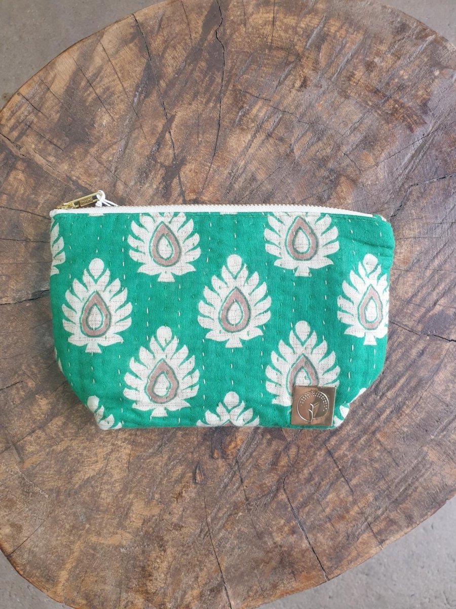 Offspring Project - Bollywood Fabric Beauty Bag - Fabric Purse