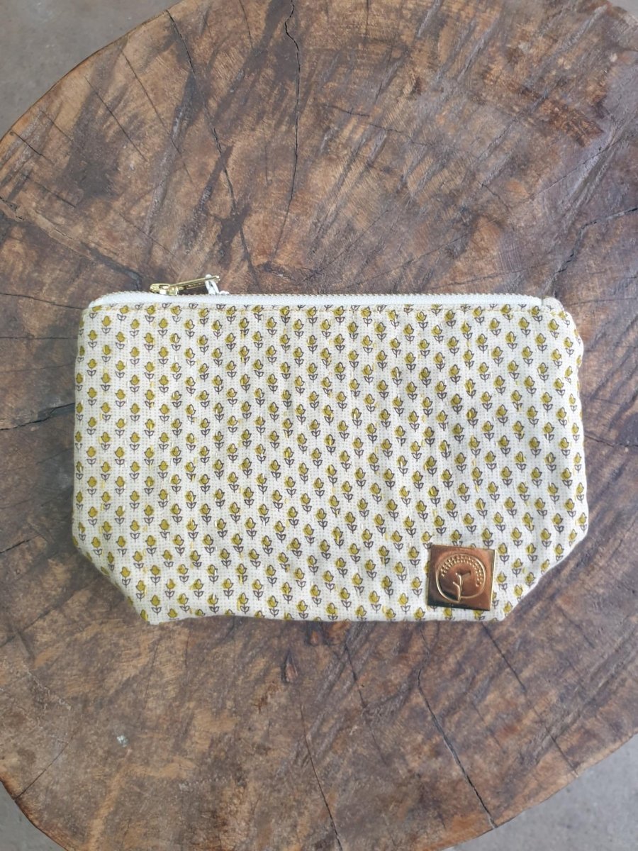 Offspring Project - Bollywood Fabric Beauty Bag - Fabric Purse