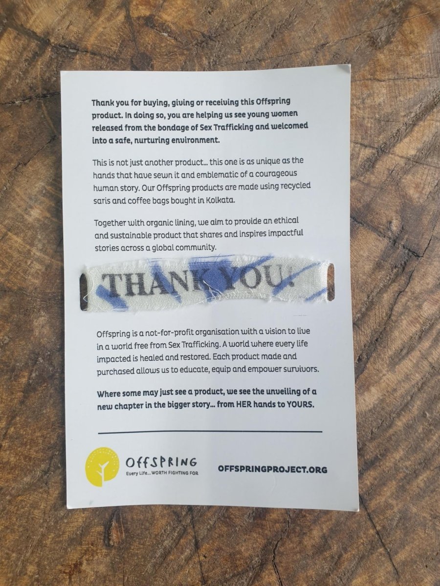 Offspring Project - Bollywood Fabric Beauty Bag - Fabric Purse