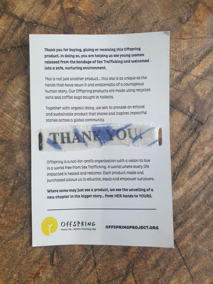 Offspring Project - Bollywood Fabric Beauty Bag - Fabric Purse