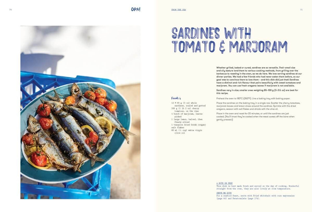 OPA! Recipes inspired by Greek Tavernas - Cookbook