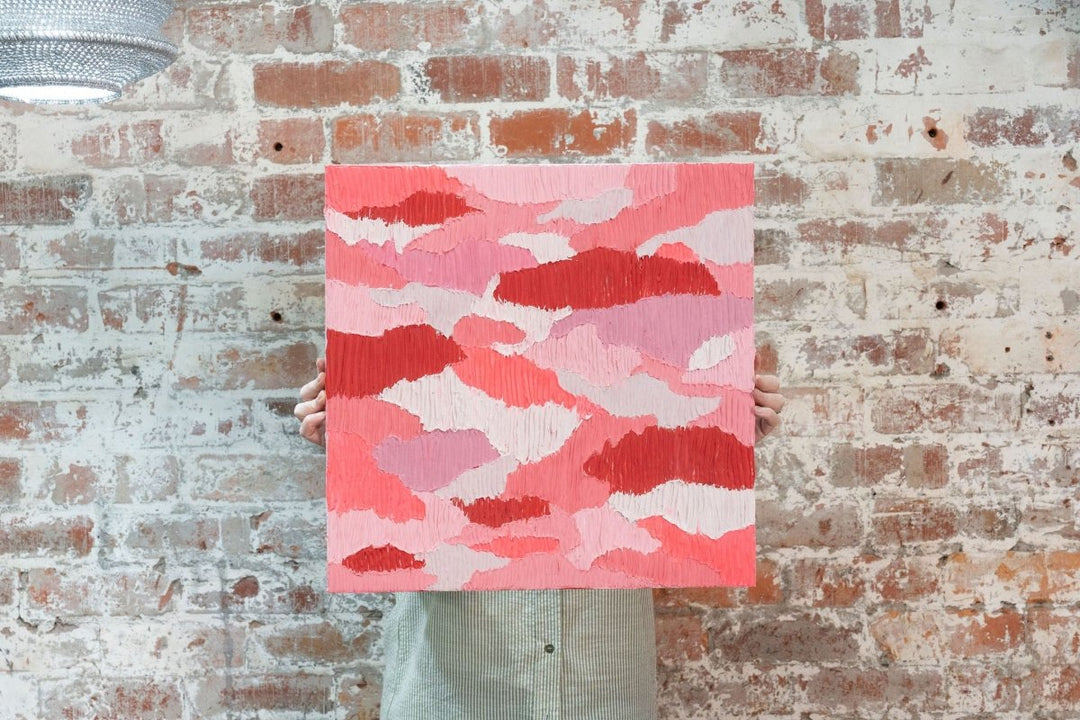 Original Art by Jessica Johns - Bubblegum Skies - Art