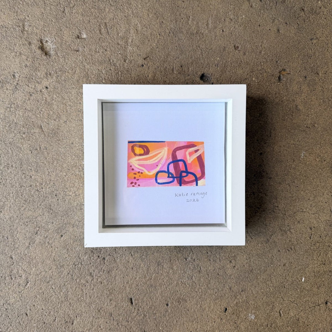 Original Artwork: Paper Bubbles 1 by Katie Ramage Art-Art-Katie Ramage Art