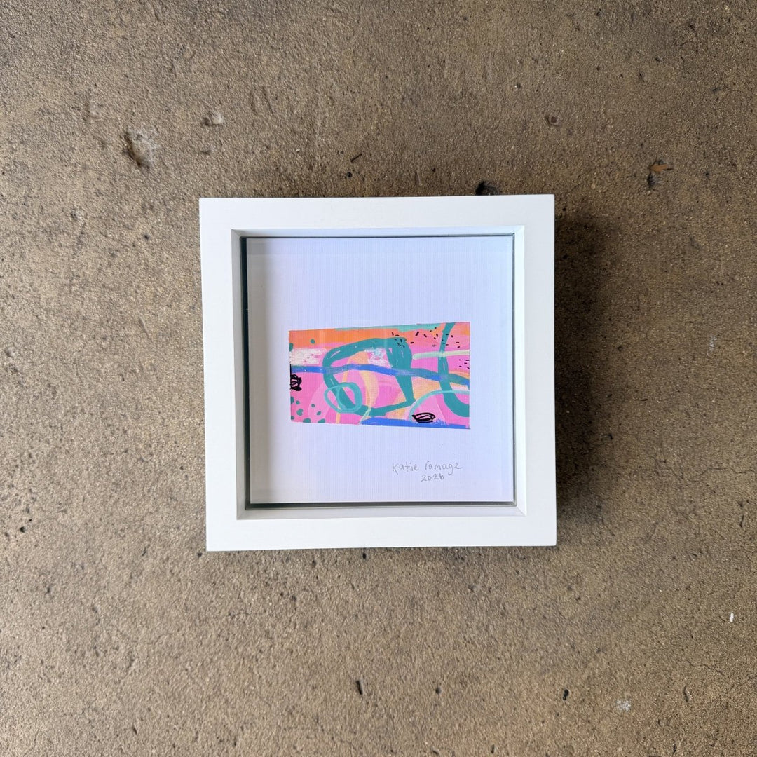 Original Artwork: Paper Bubbles 2 by Katie Ramage Art-Art-Katie Ramage Art