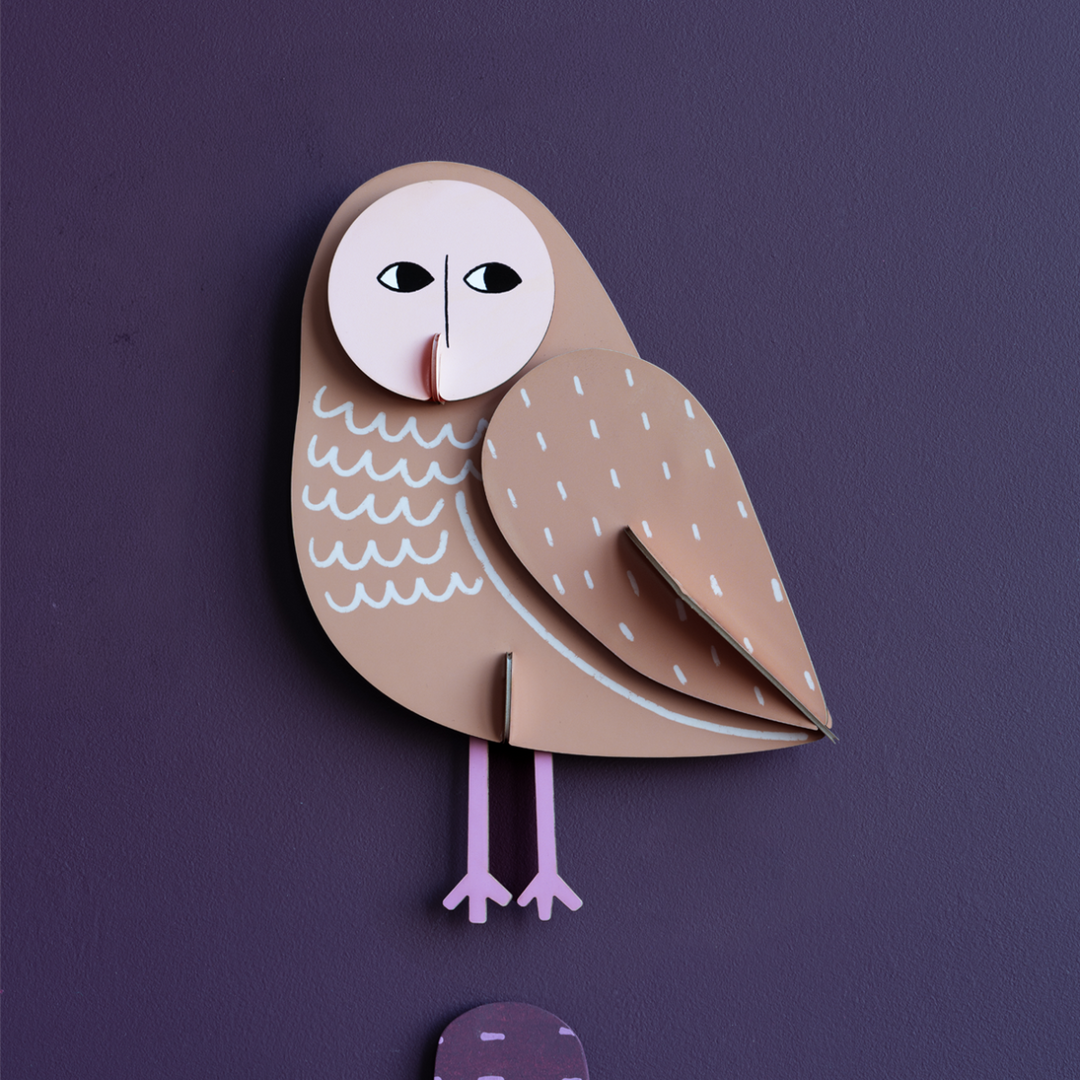 Studio Roof Wall Art: Otto Owl by Donna Wilson