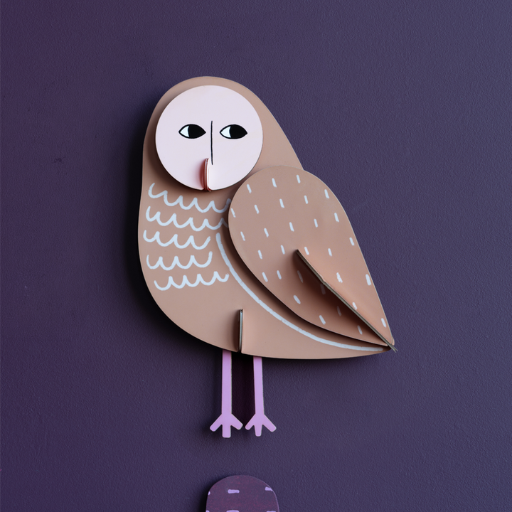 Studio Roof Wall Art: Otto Owl by Donna Wilson