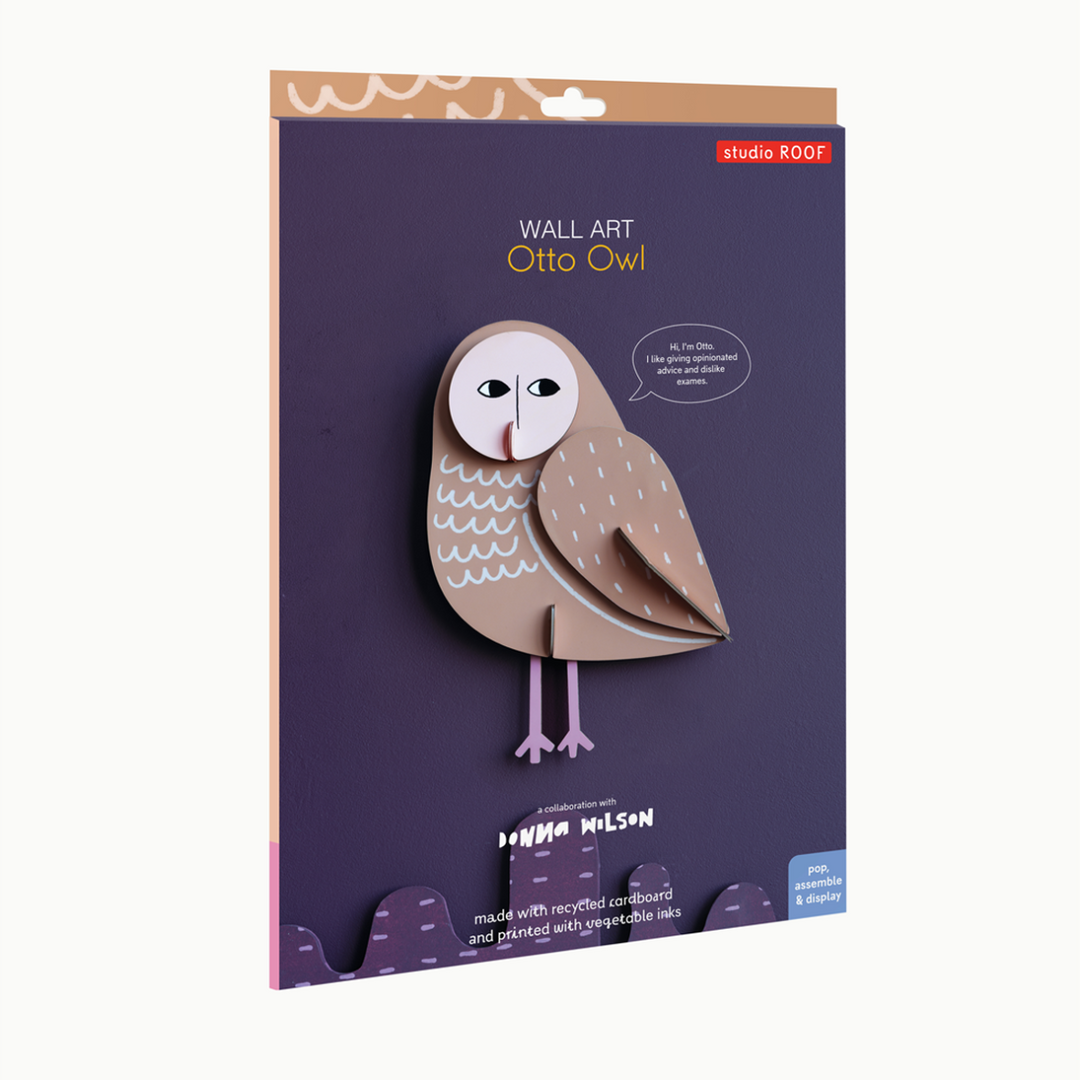 Studio Roof Wall Art: Otto Owl by Donna Wilson