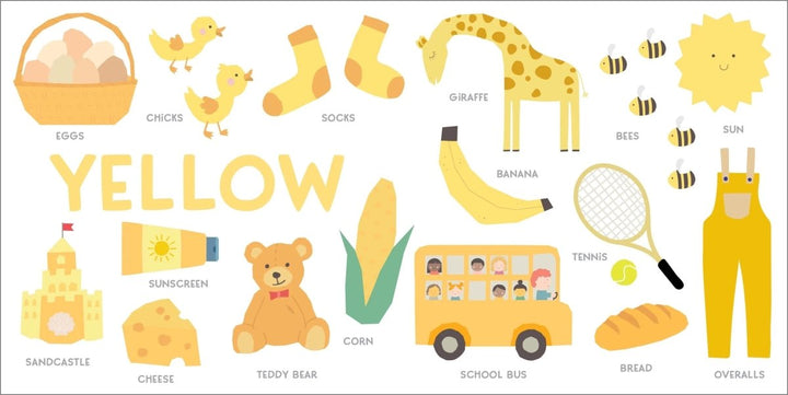 Padded Learning Book - My First Book of Colours-Childrens Books-Book