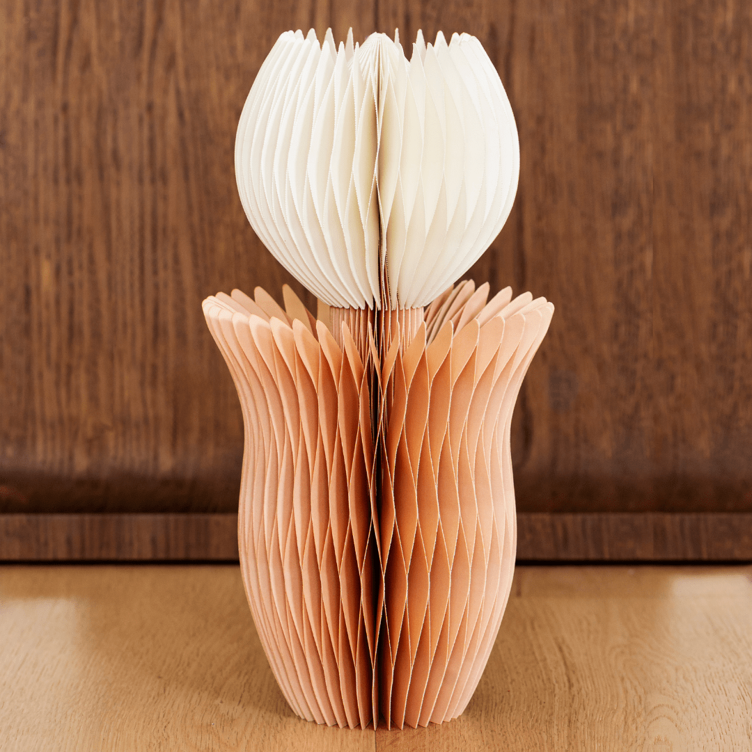 Paper Decor Tulip in Mulberry and Moss by Nordic Rooms - Artificial Flowers &amp; Greenery - Jade and May