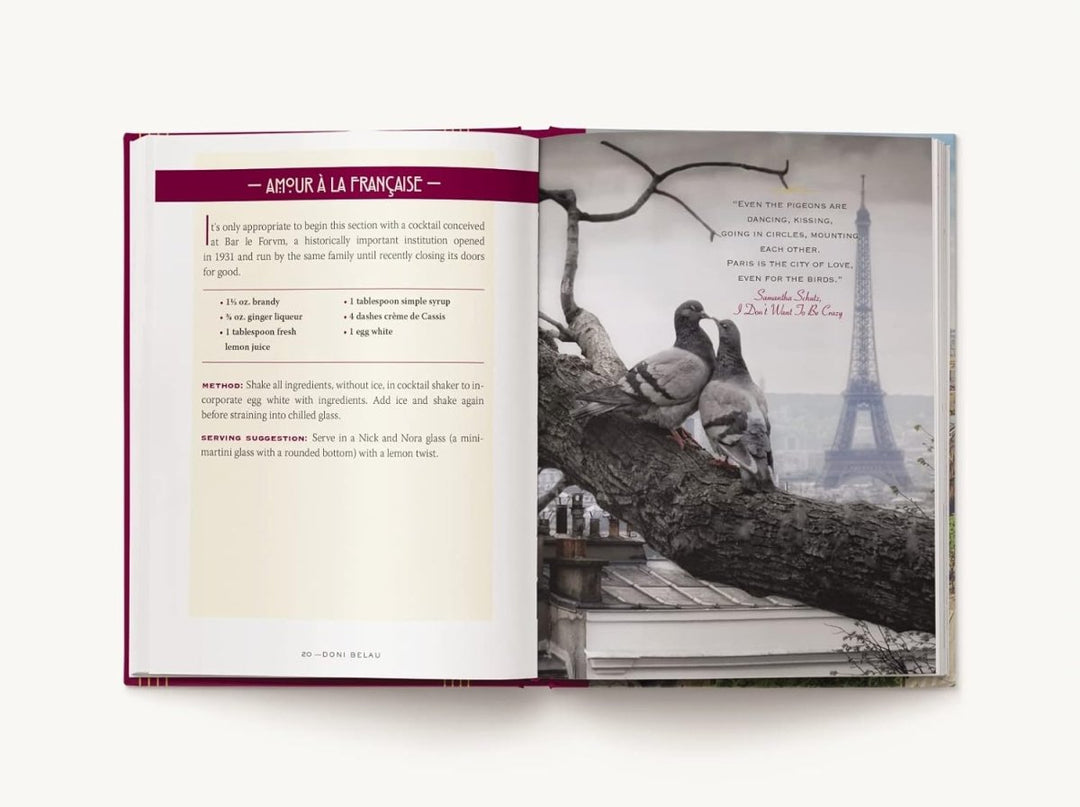 PARIS COCKTAILS: 100 Recipes Inspired by the City of Light - Cookbook - Cookbook - Jade and May