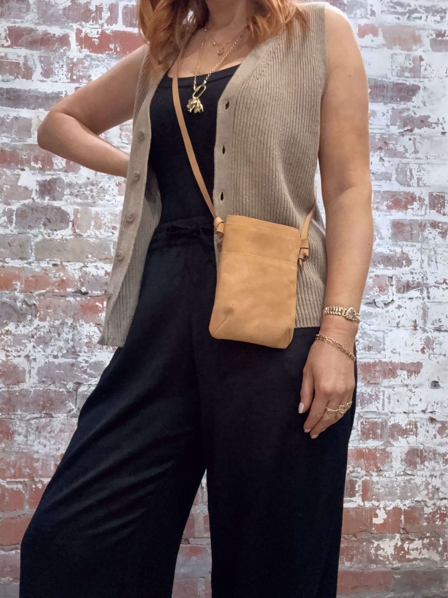 Passport Pouch | Leather Travel Bag - Bag