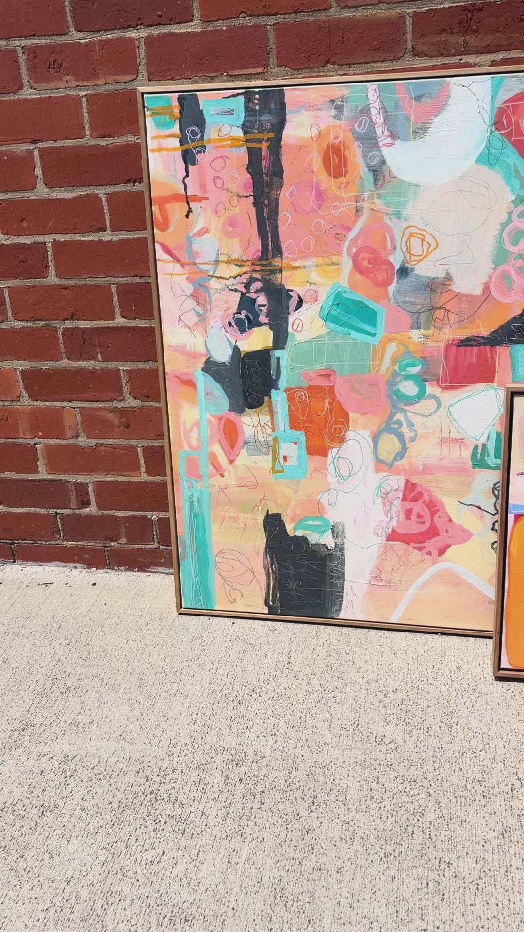 Tangerine Light by Katie Ramage Art - Original Artwork