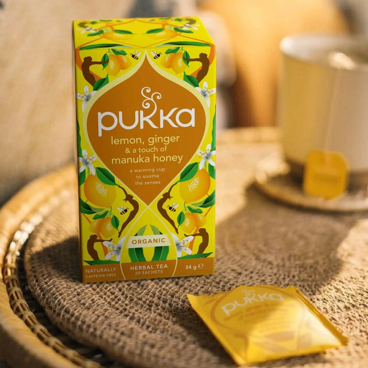 Pukka Tea: Lemon, Ginger &amp; a touch of Manuka Organic Tea-Tea-Pukka Tea