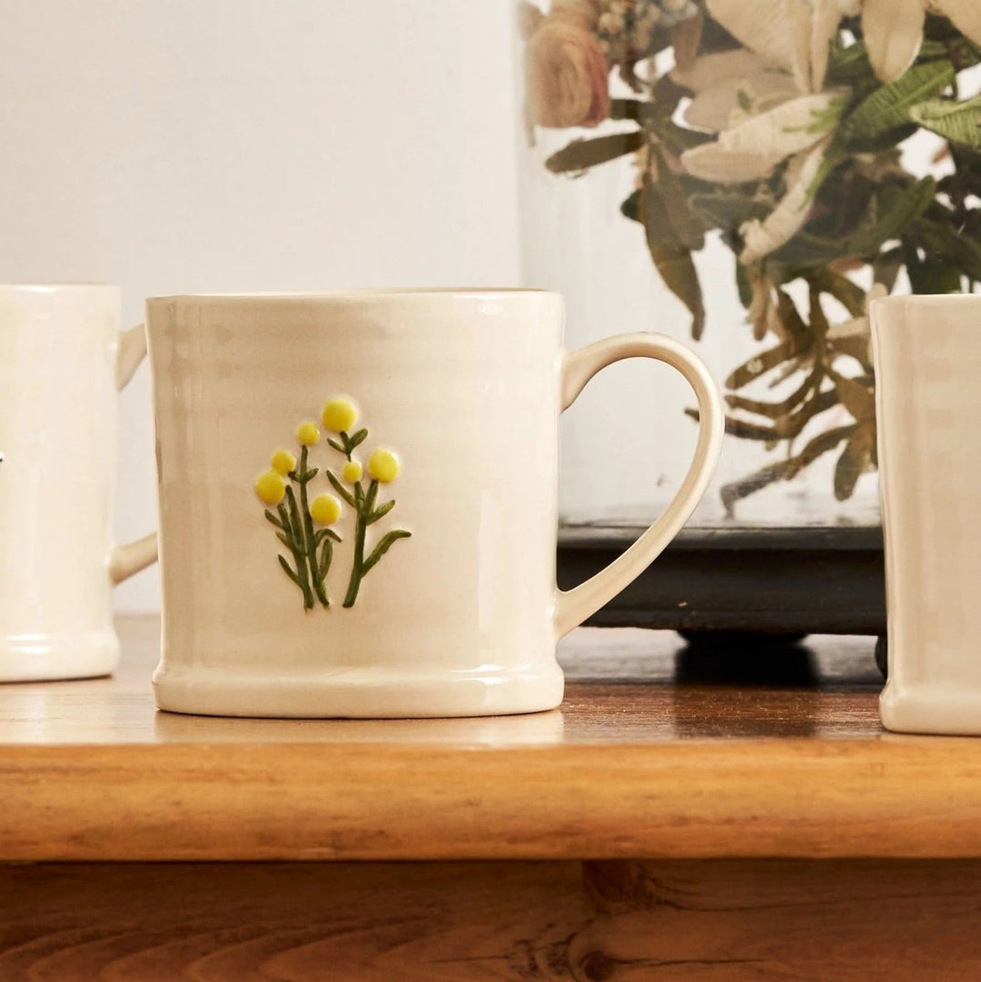 Robert Gordon Ceramic Favourite Things Mug - Billy Button - Ceramic Mug - Robert Gordon Australia