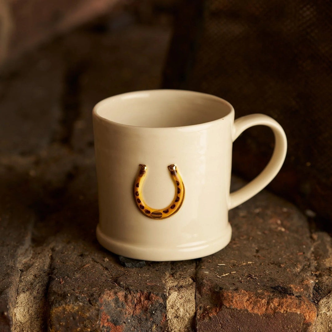 Robert Gordon Ceramic Favourite Things Mug - Horse Shoe-Ceramic Mug-Robert Gordon Australia