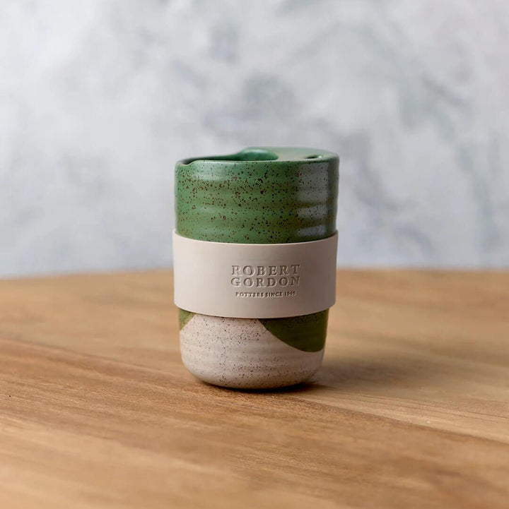 Robert Gordon Ceramic Travel Mug in Green - Tableware - Robert Gordon Australia