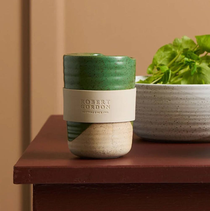 Robert Gordon Ceramic Travel Mug in Green - Tableware - Robert Gordon Australia