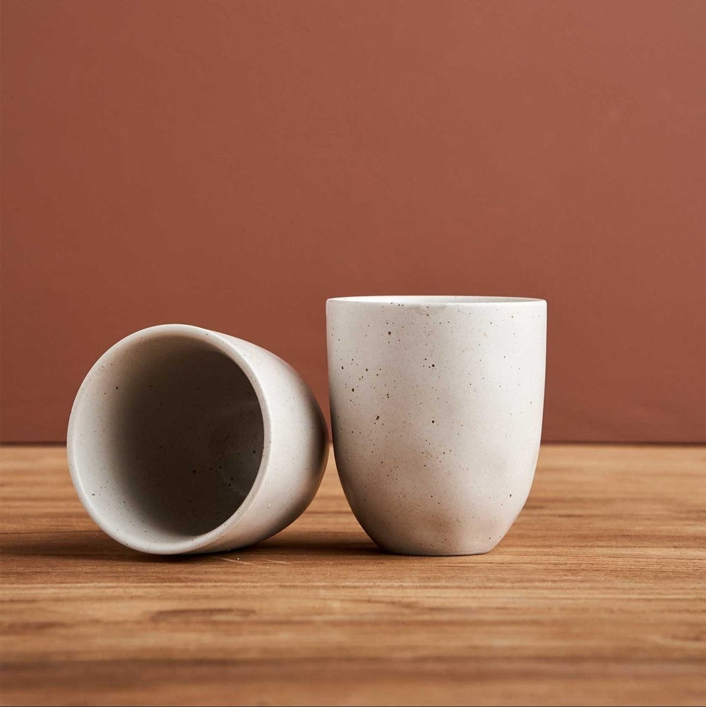 Robert Gordon Earth Latte Cups in Black or Natural Earth-Tableware-Robert Gordon Australia