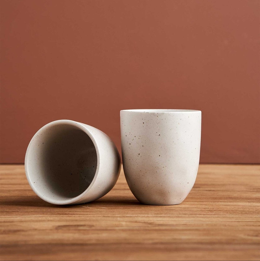 Robert Gordon Earth Latte Cups in Black or Natural Earth-Tableware-Robert Gordon Australia