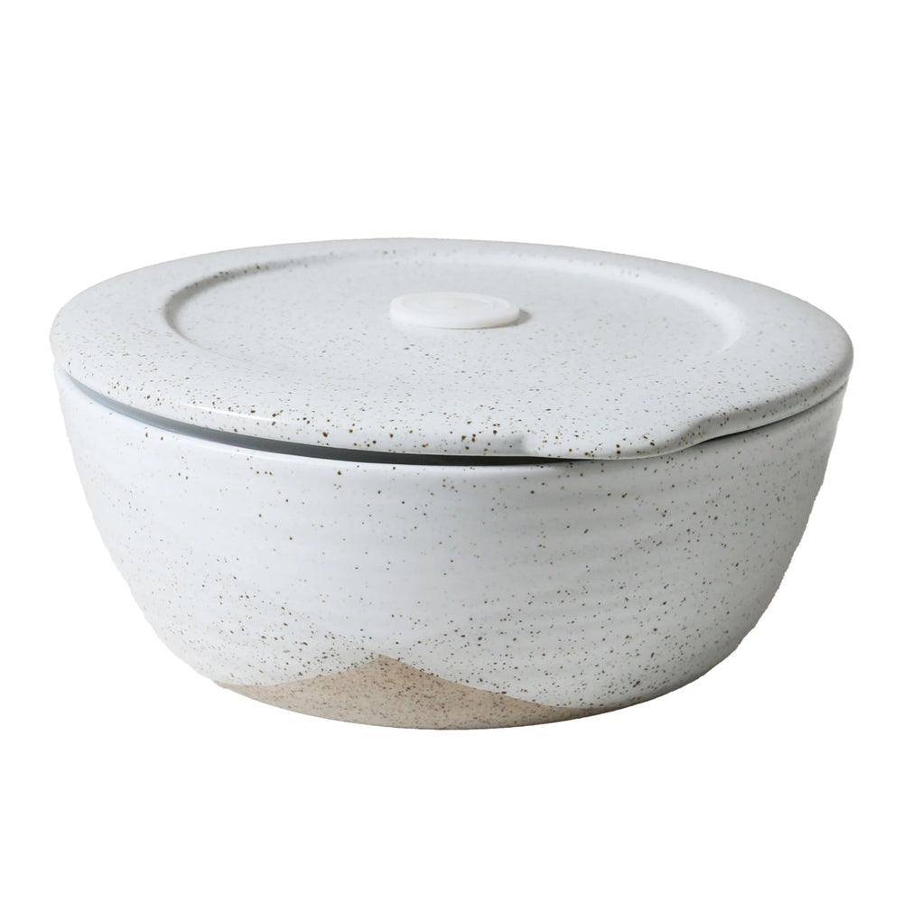 Robert Gordon White Speckle Container - The Wanderer - Tableware