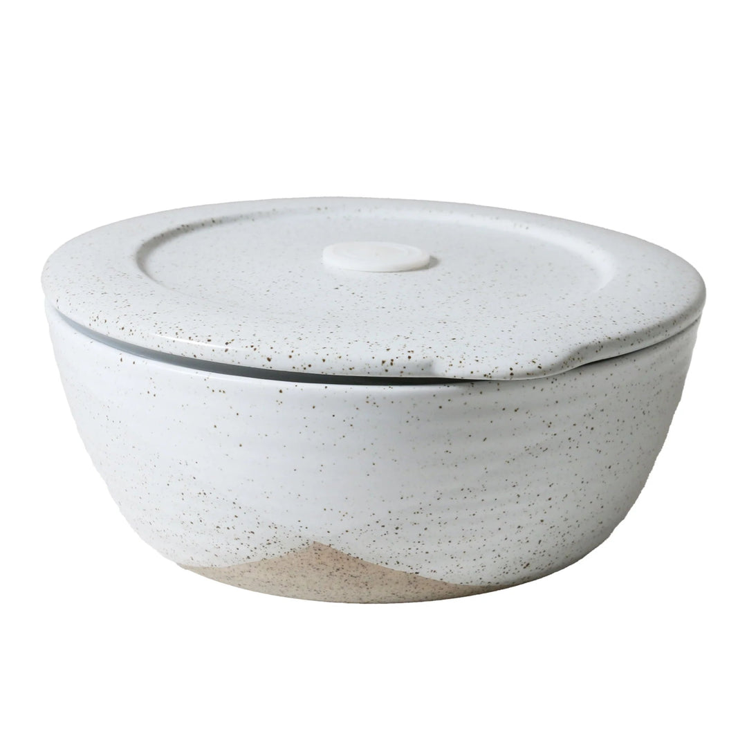 Robert Gordon White Speckle Container - The Wanderer - Tableware