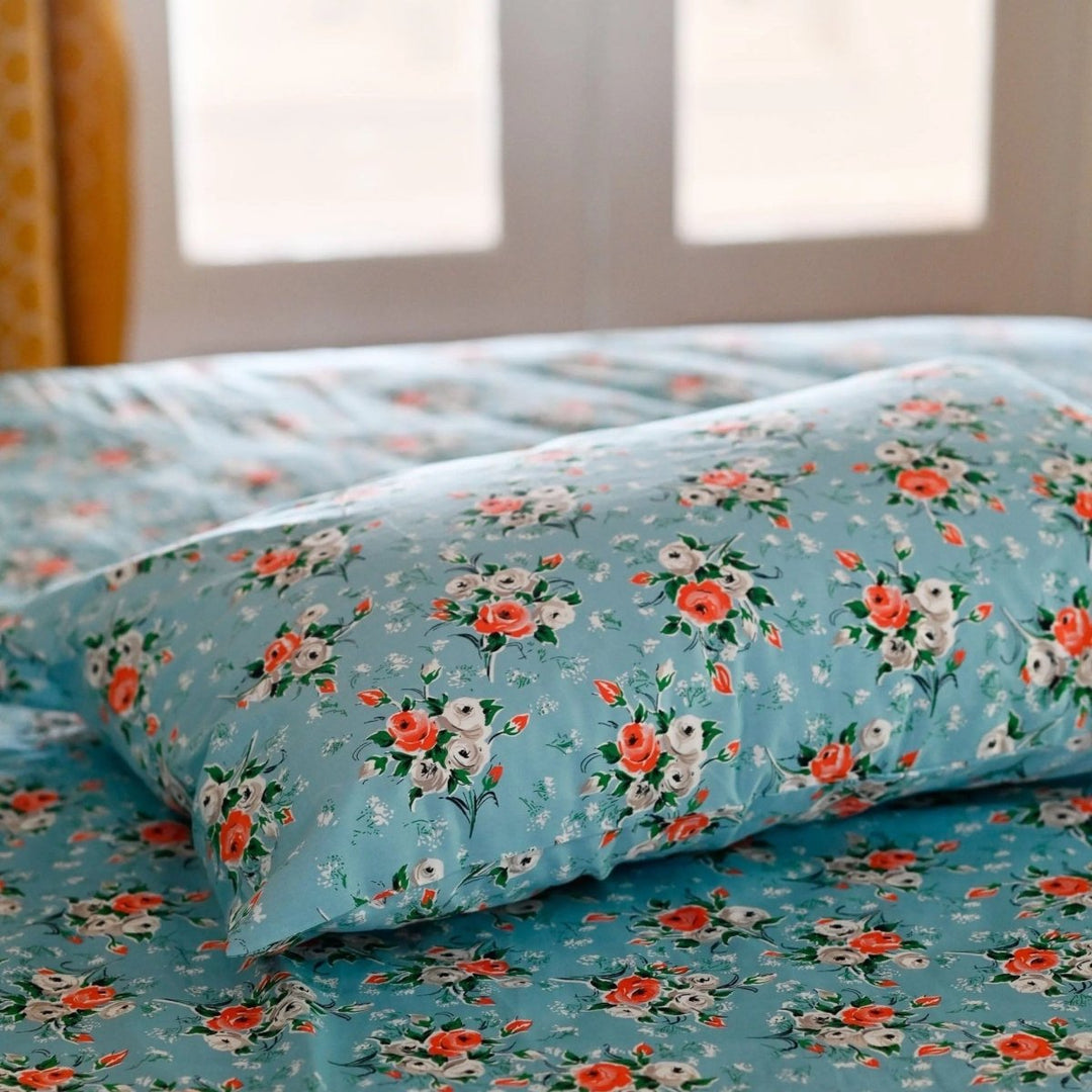 Rosebank Organic Cotton Pillowcase Set | Lazybones Australia-Pillow Case-Lazybones Australia