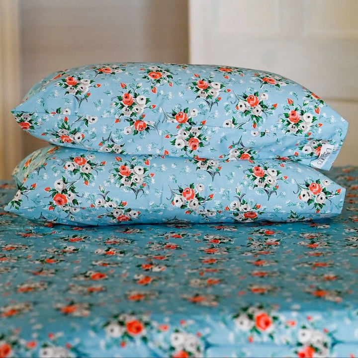 Rosebank Organic Cotton Pillowcase Set | Lazybones Australia-Pillow Case-Lazybones Australia