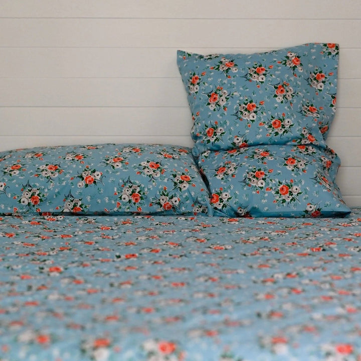 Rosebank Organic Cotton Pillowcase Set | Lazybones Australia-Pillow Case-Lazybones Australia