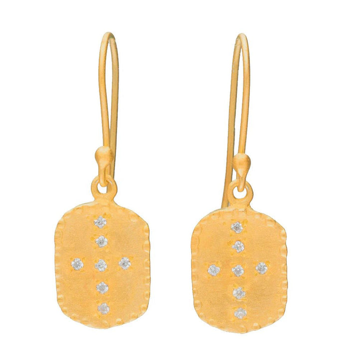 Rubyteva Designs - Small Cross Earrings - Jewellery