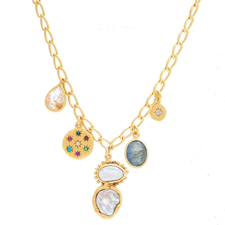 Rubyteva Designs - Zanzibar Charm Necklace - Jewellery