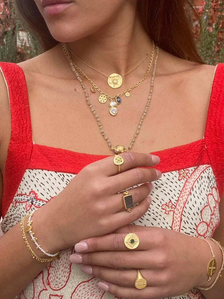 Rubyteva Designs - Zanzibar Charm Necklace - Jewellery
