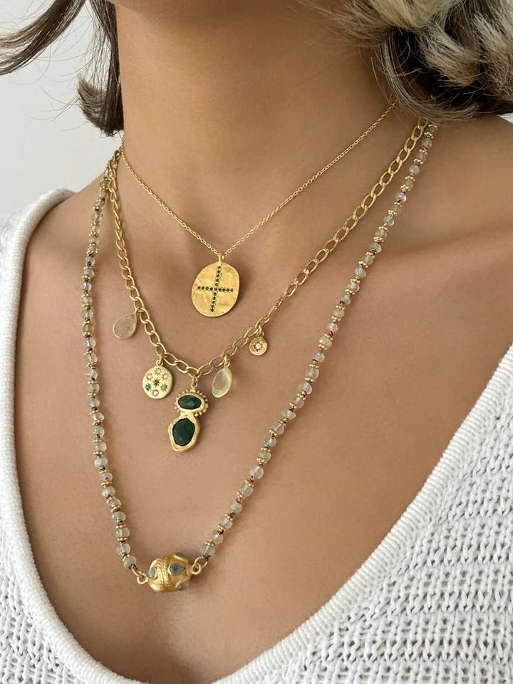 Rubyteva Designs - Zanzibar Charm Necklace - Jewellery