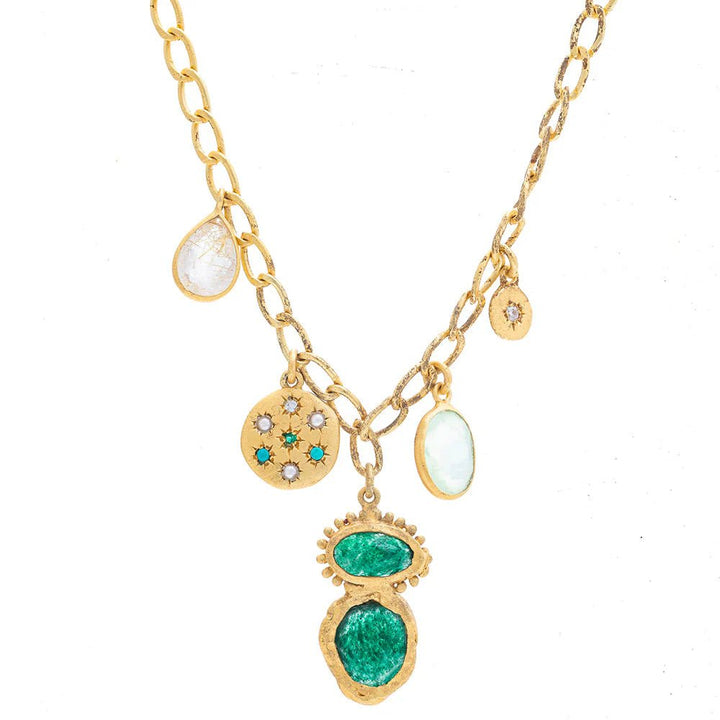 Rubyteva Designs - Zanzibar Charm Necklace - Jewellery