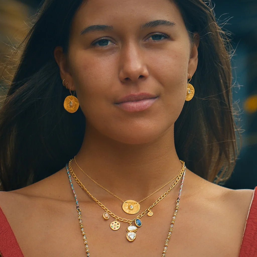 Rubyteva Designs - Zanzibar Charm Necklace - Jewellery