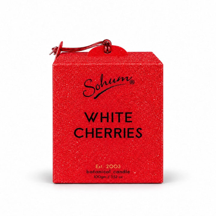 Sohum White Cherry Christmas Candle-Candles-Sohum